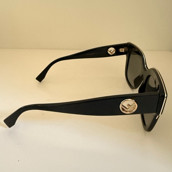 Fendi Classic Black Cat Eye 51 mm Sunglasses main image 4